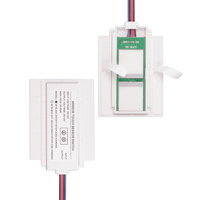Miroir de salle de bain intelligent Shinechip DC12V IP22 60W en ABS avec variateur tactile, double bouton tactile, interrupteur à capteur tactile capacitif