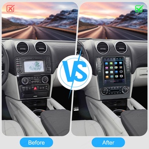 หน้าจอแนวตั้ง Navihua ขนาด 10.4 นิ้ว สไตล์เทสลา รองรับ Wireless CarPlay และ Android Multimedia สำหรับรถยนต์เมอร์เซเดสเบนซ์ ML GL ปี 2005-2011 - Product Image 5