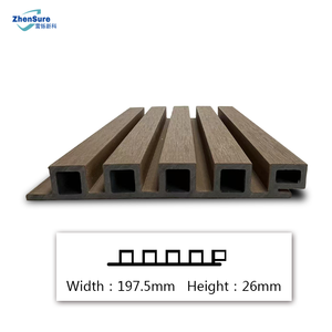 Panneau mural rainuré en WPC de qualité supérieure pour l'extérieur, revêtement extérieur pour clôture de jardin, résistant aux intempéries, durable - Product Image 2