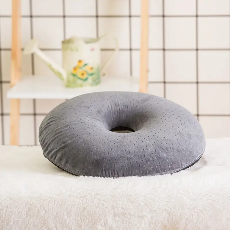 Anti-Decubitus Overdrukventiel Memory Foam Donut Zitkussen Stuitbeen Orthopedische Memory Foam Zitkussen Voor Stoel