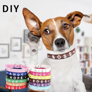 منتجات مبتكرة شخصية ديي طوق كلب الحيوانات الأليفة مخصص تصميم جرو الحيوانات الأليفة المنتج الكلب والقط قلادة طوق الحيوانات الأليفة - Product Image 1