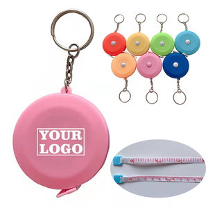 Mini Vòng 1.50M Băng Đo <span class=keywords><strong>Keychain</strong></span> Khuyến Mại Mục Biểu Tượng Tùy Chỉnh Có Thể Thu Vào Vòng <span class=keywords><strong>Pocket</strong></span> 60 Inch Đo Băng Với <span class=keywords><strong>Keychain</strong></span> - Product Image 1
