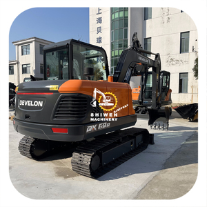 High Quality Doosan DX60D <b>Mini</b> Excavator With DW02 Original Engine Korea Develon DX60 DX75 DX80 Home Farm Construction Machinery - Product Image 1