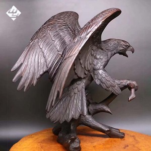 פסל ברונזה גדול של נשר, בגודל טבעי, מעוצב בהתאמה אישית, באיכות גבוהה, לאמנות מודרנית, לפארק או לבית. - Product Image 4