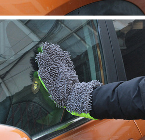Großhandel 5-Finger Mikrofaser Auto-Waschhandschuhe Chenille Reinigungshandschuhe für Räder, Lack & Detailing - Product Image 5