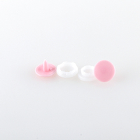 Personnalisé noir blanc coloré PP Pom 13mm Bouton pression en plastique personnalisé pour housse de couette