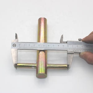 Insert de béton en acier au carbone à queue pleine, douille de levage pour tuyaux, trou transversal, zingué brillant, filetage M8, certifié CE - Product Image 5