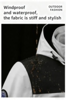 Veste softshell d'extérieur coupe-vent et imperméable 3-en-1, respirante, grande taille, unisexe, ensemble deux pièces détachable YKK
