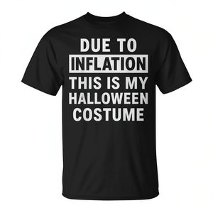 En raison de l'inflation, c'est mon t-shirt de costume d'Halloween. - Product Image 2