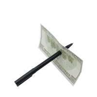 Accessoire de magie avec stylo magnétique en PVC plastique pour faire passer un billet de dollar à travers le stylo, tours de magie faciles à réaliser, à partir de 14 ans