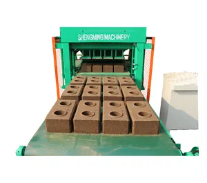 SHM4-10 Automatic Compressed Earth making clay interlocking block machines