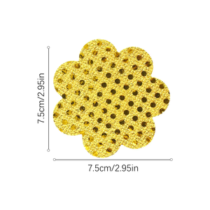 Sparkly 8cm Silicone Pasties Sexy Disposable Breast Nipple Cover Wholesale <strong>Boob</strong> <strong>Sticker</strong> for Women's Underwear Accessories - Product Image 2