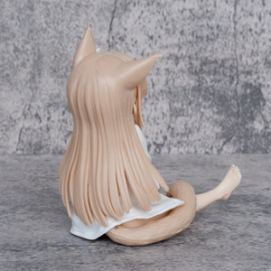 Figura de acción de soja en polvo: <span class=keywords><strong>Madre</strong></span> sentada comiendo pescado, mi gato es una adorable niña, modelo de juguete, figuras de anime, artesanías de plástico. - Product Image 4