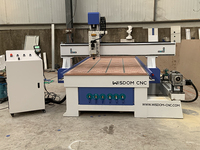 Prix de la machine de fraisage CNC à bois à 4 axes avec table de fraisage CNC rotative 4x8 pour MDF, contreplaqué, acrylique
