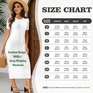 Falda larga de manga corta con cuello redondo y diseño Tribal polinesio hecho a medida de talla grande, venta al por mayor, abrigo de cadera informal para mujer - Product Image 6