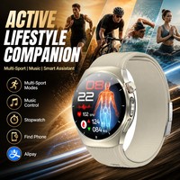 Montre connectée TK68, Appareil portable avec appels Bluetooth, Suivi de santé pour hommes et femmes, Moniteur de fréquence cardiaque, Pompe à air, Relojes Smart Watch 2026