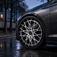 Jantes forgées ZhiGu Premium 20 pouces 5x115 argentées à rayons en Y, jantes sport de luxe pour Chevrolet Camaro