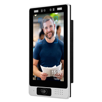 PC de panel de pantalla táctil LCD de 8 pulgadas de automatización industrial con cámara dual binocular