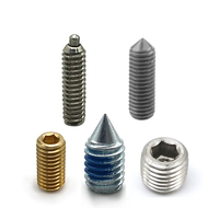 Wholesale Slotted Set Screws Manufacturer Hex Socket Grub Screws With Nylon Patch (Self-Locking) Oem/Odm Accepted
