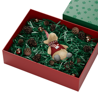 2024 chaud noël réutilisable chocolat boîte-cadeau brillant mat stratification gaufrage ciel terre couverture forme fait carton ondulé