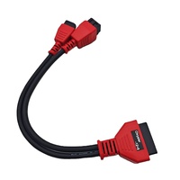 OBD2 Scanner voiture plat + mince mâle à femelle Chrysler 12 + 8 broches câble de connexion de Diagnostic pour Interface de connecteur d'outil de Diagnostic