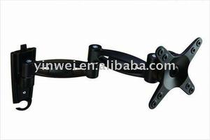 Support mural TV pivotant avec gestion des câbles Support TV en aluminium à 360 degrés L026-3 pour Caracan - Product Image 3