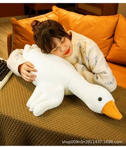 <span class=keywords><strong>Coussin</strong></span> géant en peluche d'oie blanche, jouet en peluche, <span class=keywords><strong>coussin</strong></span> <span class=keywords><strong>pour</strong></span> lit, cadeau d'anniversaire <span class=keywords><strong>pour</strong></span> enfants, décoration de la maison - Product Image 4