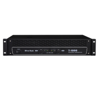 Amplifier KTV, penerima AV murni dua kanal kekuatan tinggi dengan Stereo logam untuk kinerja panggung & Audio rumah