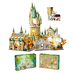 Bloques de Construcción Educativos Green Shadow Castle para Armar, Material ABS, para Niños de 5 a 7 Años - Product Image 1