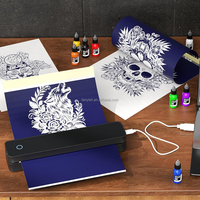 Lot de papier pour pochoirs de tatouage pour impression thermique – Feuilles de transfert professionnelles pour la production en studio