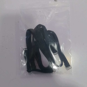 Dn Unisex Shoulder <b>Strap</b> Black <b>Adjustable</b> Cotton Bag Charm Accessory - Product Image 2