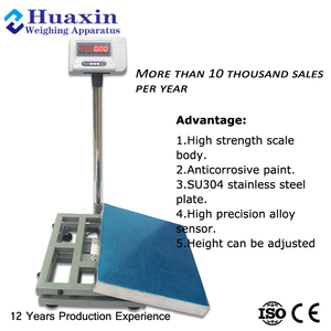 Balance <span class=keywords><strong>de</strong></span> plateforme numérique à affichage LED, capacité 120% F.S, plateau en acier inoxydable 40x30cm, certifiée CE, fournie directement par l'usine (OEM) - Product Image 4