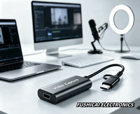 Tarjeta de Captura de Video HDM1 a USB 3.0 con Certificación CE FCC RoHS, Cero Latencia, UVC, Sin Controladores, para Creación de Contenido, OBS, Twitch