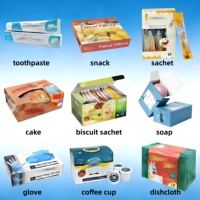 Machine d'emballage de sachets de boisson énergétique probiotique, tri, comptage et emballage en carton pour plusieurs secteurs