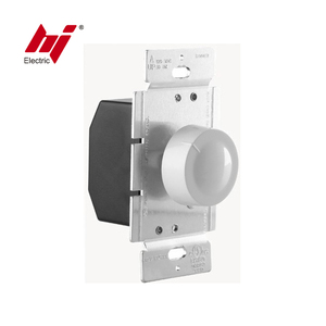 600W 120V Three Way Rotary Push <strong>Dimmer</strong> <strong>Switch</strong> - Product Image 2