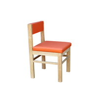 Chaise de salle à manger personnalisée, moderne, minimaliste, en bois massif, avec dossier rembourré, pour restaurants de restauration rapide et restaurants occidentaux