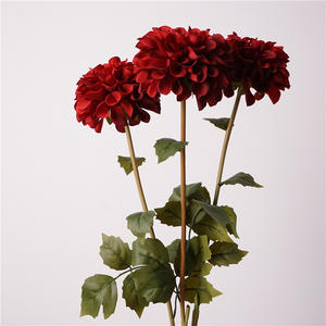 Y-H036 all'ingrosso di alta qualità bianco artificiale dalia crisantemo fiori stelo per la casa & matrimonio per san valentino - Product Image 4