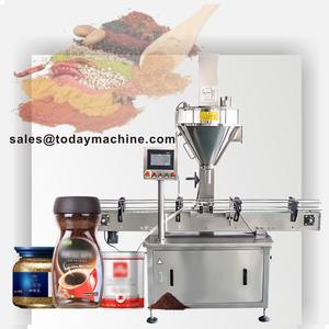 Máquina de llenado y tapado de botellas de chile en polvo completamente automática Máquinas de llenado de polvo de especias secas para pequeñas empresas - Product Image 2