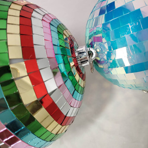 Bolas de Espejo Brillantes de Tela Textil Grandes Senmasine, Venta al por Mayor, de 3 cm a 100 cm, Decoración Colgante para Interiores del Hogar, Bola de <span class=keywords><strong>Discoteca</strong></span> de Colores para Fiestas - Product Image 3