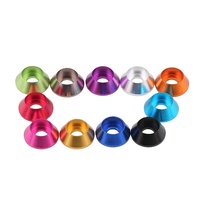 Factory Custom Thin Spacer Washer Anodized Aluminum Washer Colorful Countersunk Washers