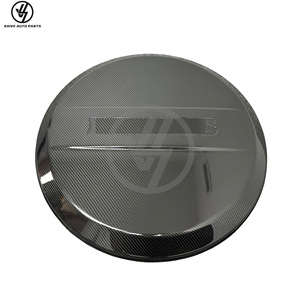Cubierta de Llanta de Repuesto de Fibra de Carbono Seca Estilo B para G-Class G Wagon W464 W463A G500 G63, Tejido Brillante de Sarga - Product Image 1
