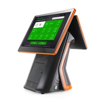 Imprimante FHD 15.6 + 15.6, système tout-en-un, imprimante de paiement Pos tactile, avec Scanner