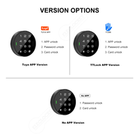 Aplicación TTlock Smart Electronic RFID Card Reader Locker Keyless Cabinet Smart Lock Pantalla táctil Teclado digital para sauna Oficina
