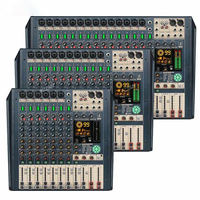 Console de mixage audio numérique à 8 canaux améliorée Système d'équipement de DJ professionnel pour studio de performance en direct Construction métallique