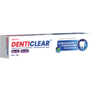 Pasta Dental con Hidroxiapatita 100g, Menta Herbal, Cuidado Bucal Diario para Niños, Adultos, Personas Mayores y Dientes Sensibles - Product Image 1