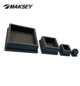 Bouchons de protection carrés en silicone MAKSEY 9.6-50.6mm pour trous, embouts de tuyaux, patins de protection pour pieds de <span class=keywords><strong>chaise</strong></span>, embouts de tube carré en acier - Product Image 5