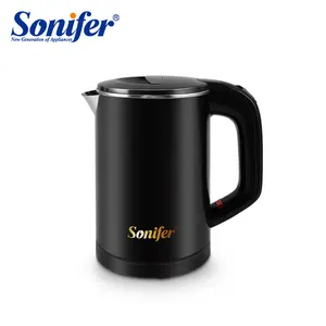 Sonifer SF-2058 뜨거운 판매 600W 0.6l 다채로운 스테인레스 스틸 무선 휴대용 여행 전기 주전자 작은