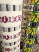 Film de scellage de gobelets personnalisé pour machine à sceller les gobelets en papier en plastique PP pour thé Boba, eau, café, jus, soda