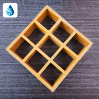 Grille de passerelle GRP pour piscine à vagues, panneau en fibre de verre FRP de 25 mm résistant aux éclaboussures, sur mesure