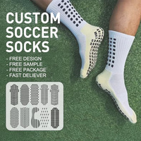 Chaussettes de football Elite Grip, chaussettes de football à maintien, coussinées, anti-humidité, antidérapantes, respirantes, écologiques, pour hommes et jeunes